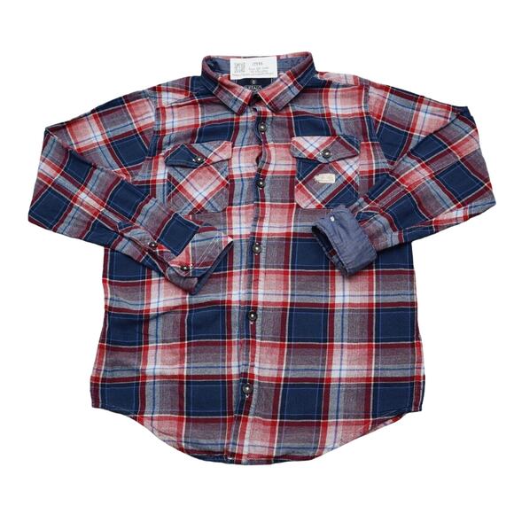 Buffalo David Bitton Shirt Mens L Multicolor Button Up Long Sleeve Collared Top - Picture 1 of 16